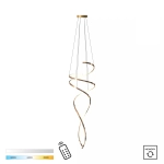 COCO MD3127-2M-3GT LAMPA WISZĄCA ZŁOTA lampa sterowana pilotem Zuma Line - zdjęcie produktu