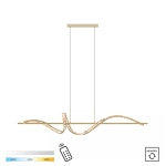 ATHESA MD3170-1-3GT LAMPA WISZĄCA z pilotem ZŁOTA Zuma Line - zdjęcie produktu