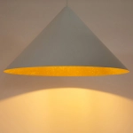 Lampa wisząca Vesuvio biały/złoty M 3xE27 41028 Sigma