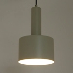Lampa wisząca VITRUM walec szary beż 41106 Sigma