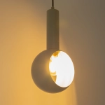 Lampa wisząca VITRUM oczko szary beż 41105 Sigma
