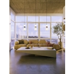 Lampa wisząca Modern 13w, Opal + Medium Brown P0628 MaxLight