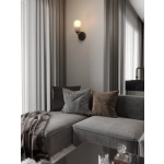 Kinkiet Modern 5w, Opal + Medium Brown W0399 MaxLight
