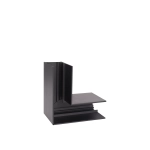 Magnetic MT0003 Kątownik 90° głęboki czarny Montaż na sufit lub ścianę Do szyn MT0001, MT0002 Maxlight - zdjęcie produkt