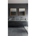 Mirror Prostokąt 76x91cm Miedziane Lustro Podświetlane W0385 MaxLight