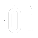 Kinkiet Travertino Oval 10W W0393 MaxLight