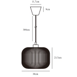 Lampa wisząca Milford 30 46583001 nordlux