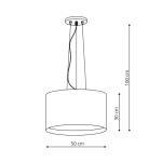 kinkiecik.pl Milk wisząca biała LP-021/4P WH Light Prestige