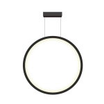 kinkiecik.pl Mirror wisząca mała czarna 60cm LP-999/1P S BK Light Prestige