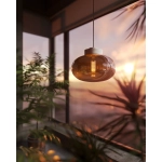 Lampa Wisząca Moonstone Amber Glass+white Marble P0518 MAXLIGHT - zdjęcie produktu