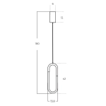 Lampa wisząca NEXUS AZ5740 AZZARDO
