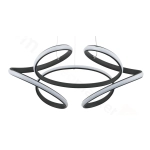 Narida Lampa wisząca antracyt LED 40W 4000K 3200lm 336701-35 REALITY