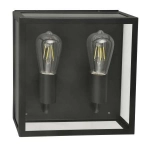 Niklas 2 Wall (black) AZ4488 E27 2x MAX 60W IP44 GLASS METAL AZZARDO