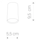 Plafon EYE 5255 white GU10 Nowodvorski - zdjęcie dodatkowe 4