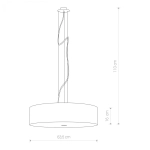 Lampa wisząca VIVIANE WHITE 6772 Nowodvorski - zdjęcie dodatkowe 2