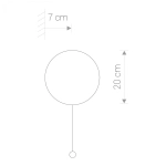 Kinkiet MINIMAL oak 9377 Nowodvorski - zdjęcie dodatkowe 2