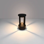 Lampa zewnętrzna stojąca Nomad OFL-52052-S-BK Italux - zdjęcie 5