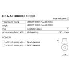 Oprawa stropowa OKA AZ2233 AZZARDO