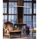Organic Horizon P0360D Lampa Wiszaca Ściemnialna Złota MaxLight
