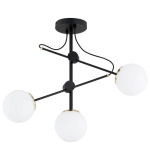 Lampa wisząca Olimp czarna złota 3xE14 62554 ALFA