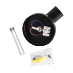 Oprawa ścienno-sufitowa UNO E27 1C BLACK Czarny Ideus Strühm - 03813 - - - - wysyłka 24 H - - - -