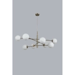 Lampa wisząca Oviedo 8 (gold/black) AZ4423 AZZARDO