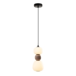 Lampa Wiszaca Modern 13w, Opal + Medium Brown P0628 MaxLight - zdjęcie produktu