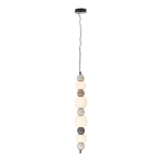 Lampa wisząca Modern 32w, Opal + Dark Grey+medium Brown+light Grey P0631 MaxLight