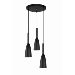 Solin 3 wisząca czarna LP-181/3P BK