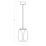 Lampa wisząca PAMELA AZ6267 AZZARDO