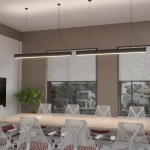 Lampa Wisząca Sigi V LED czarna PL0130-BK yaskr