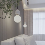Lampa Wisząca Bilo II 1xG9 biały PL0137 yaskr