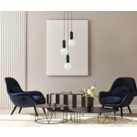 Lampa wisząca Aldeva PND-02340-3S-BK Italux - zdjęcie produktu
