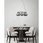 Lampa wisząca Molite PND-1098-5R-BK Italux - zdjęcie 3