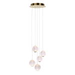 kinkiecik.pl Lampa wisząca 5pł Rosario PND-12220121-5A-GD Italux
