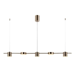 Lampa wisząca Remdal PND-16374-5-COP-GD-4K Italux - zdjęcie 2