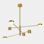 Lampa wisząca Remdal PND-16374-6-COP-GD-3K Italux - zdjęcie produktu