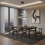 Lampa wisząca Lorila PND-2168-M-BK Italux - zdjęcie 6