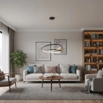 Lampa wisząca Reina PND-21692-M-BK Italux - zdjęcie 5