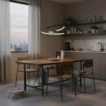 Lampa wisząca Reina PND-21692-M-BK Italux - zdjęcie 6