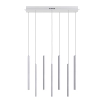 Lampa wisząca Valdes PND-22302-7-WH Italux