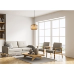 Lampa wisząca Gavino PND-26476-1-BRO-AMB Italux - zdjęcie 3