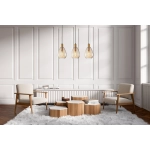 Lampa wisząca Zulo PND-27812-3-BRO-AMB Italux - zdjęcie 2