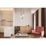 Lampa wisząca Zulo PND-27812-3A-BRO-AMB Italux - zdjęcie 2