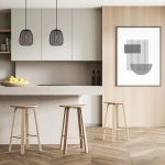Lampa wisząca Amiria PND-28612-BK-SG Italux - zdjęcie 3