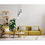 Lampa wisząca Filano PND-33574-3-BK Italux - zdjęcie 3