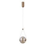 Lampa wisząca Rastia PND-34361-S-HBR-AMB Italux