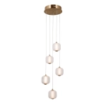 Lampa wisząca Ganti PND-34362-5-HBR-OPAL Italux