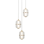 Lampa wisząca Alani PND-34375-3-BK Italux