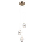 Lampa wisząca Alani PND-34375-3-HBR Italux